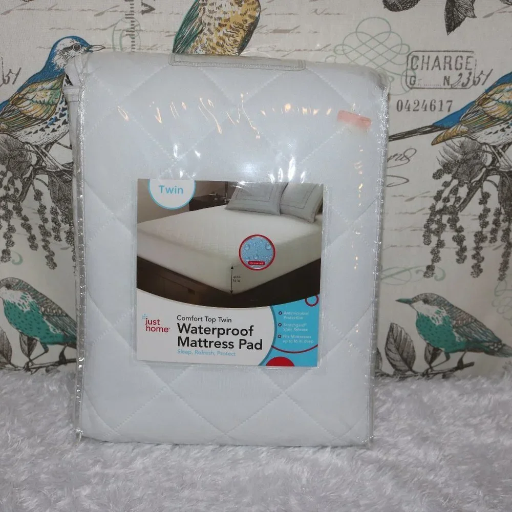 Just Home comfort top twin waterproof mattress new never used